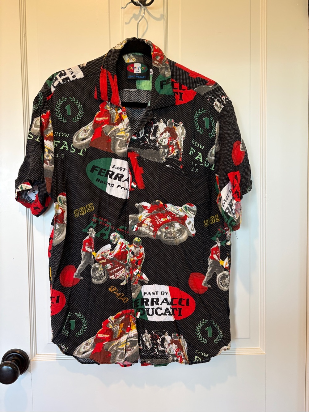 Vintage Jams World Fast by Ferracci dedicated to Ducati shirt